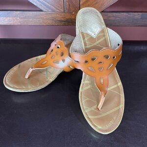 Sam & Libby wedge slide on shoes size 9